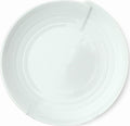 talerz ozdobny biała porcelana 21x21x2,5cm | ZS-11508