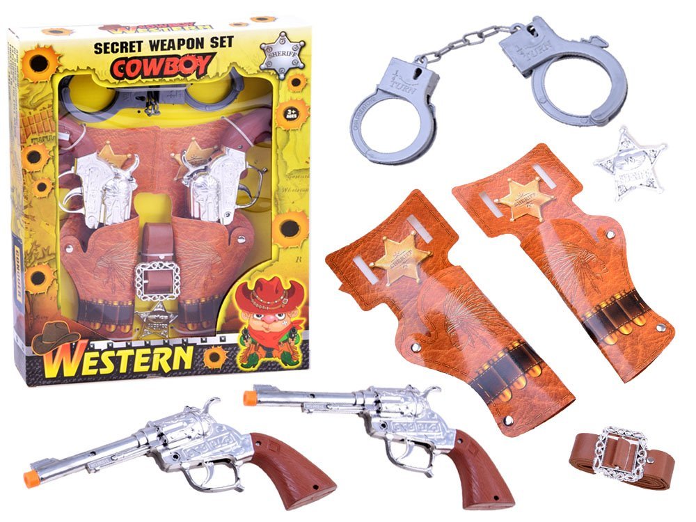 zestaw kowboja rewolwer kowbojski pistolet ZA2452