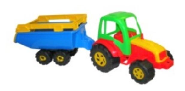 traktor spychacz + przyczepa MASTER