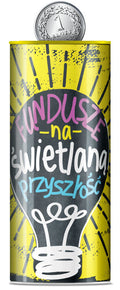 puszka skarbonka " Świetlana przyszłość" |  SP-027