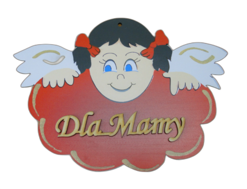 anioł chmurka dla MAMY  26,5 x 20 cm