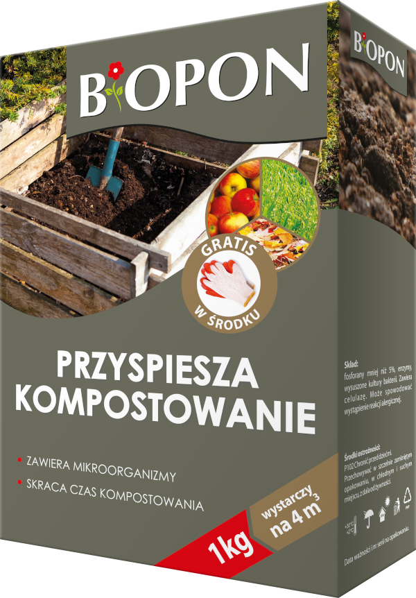 preparat przyspieszający kompostowanie 1kg BIOPON