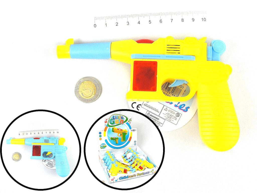 pistolet   ze światłem i dźwiękiem