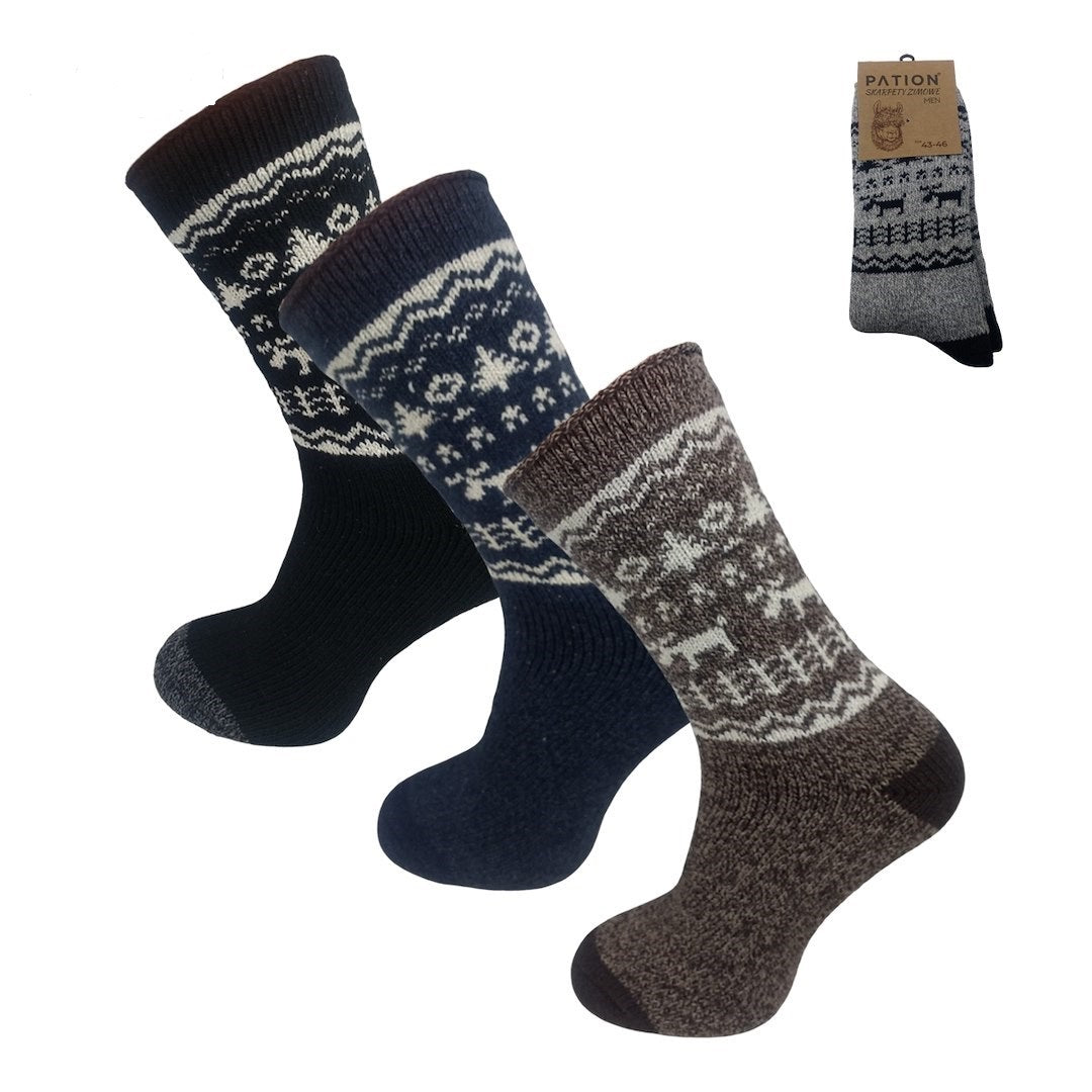 skarpeta męska zimowa Alpaca 43-46
