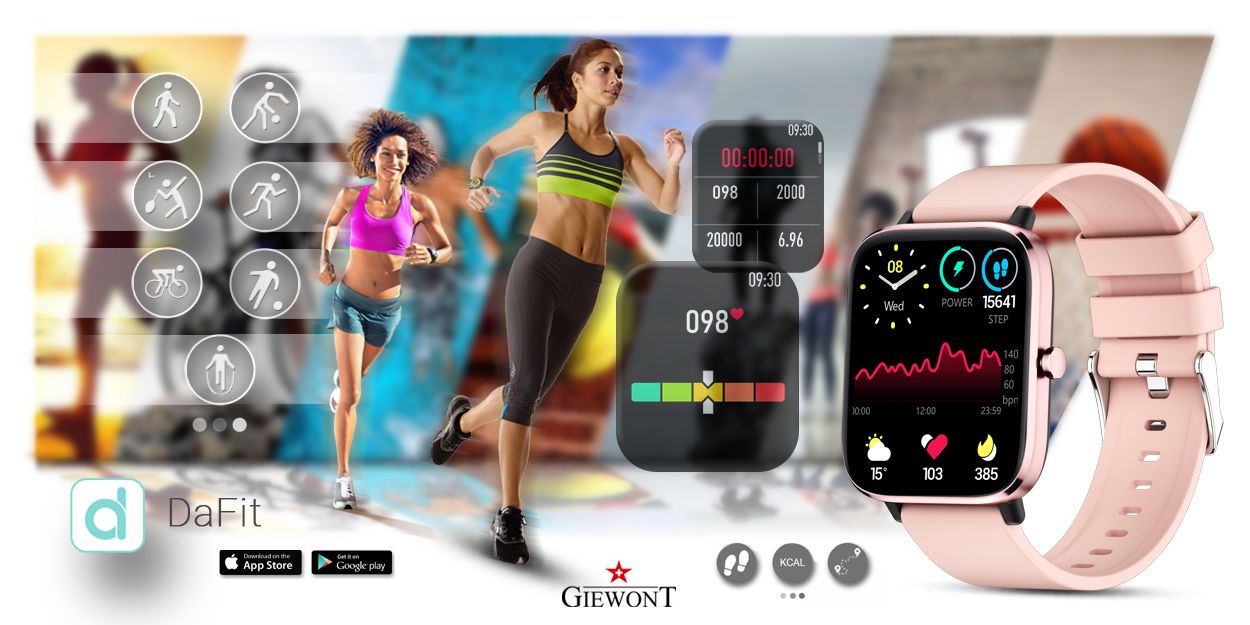 Smartwatch Giewont Różowy GW230-1