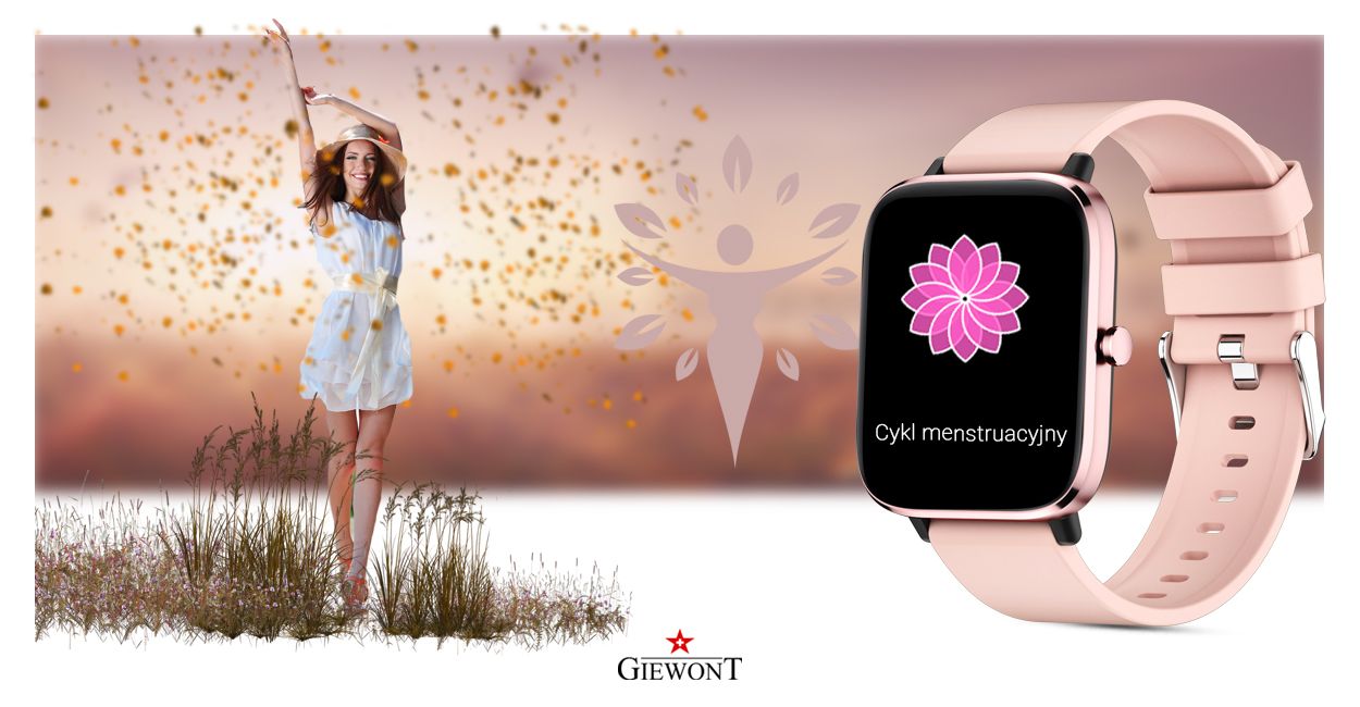 Smartwatch Giewont Różowy GW230-1