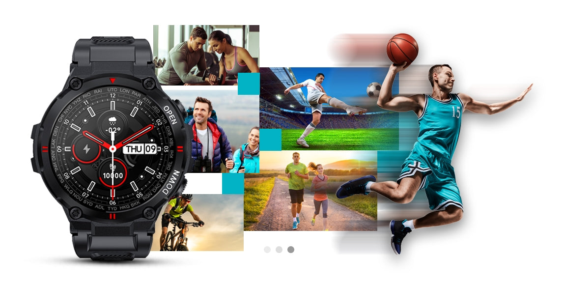 Smartwatch GIEWONT Czarny GW430-1