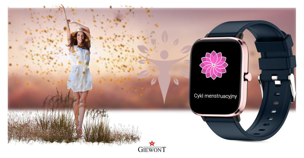 Smartwatch Giewont Różowo-Granatowy GW230-5