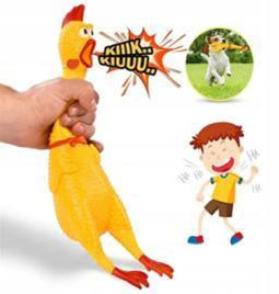 kurczak gumowy piszczący 16cm