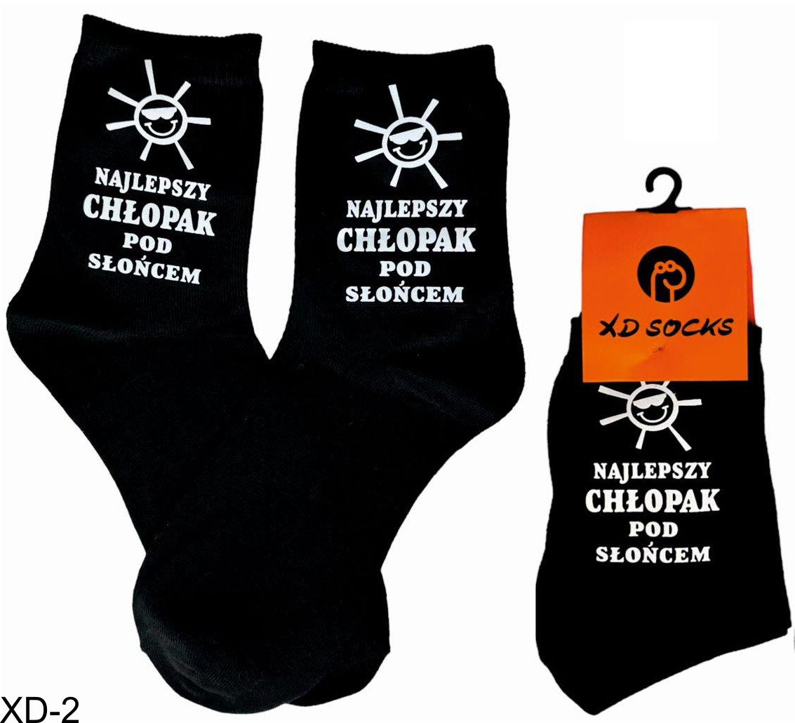 skarpetki NAJLEPSZY CHŁOPAK POD SŁOŃCEM XD-2