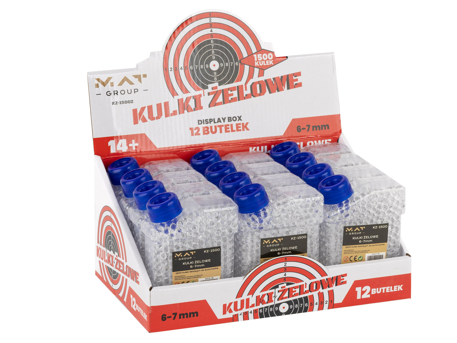kulki wodne żelowe 6-7mm KZ-1500Z