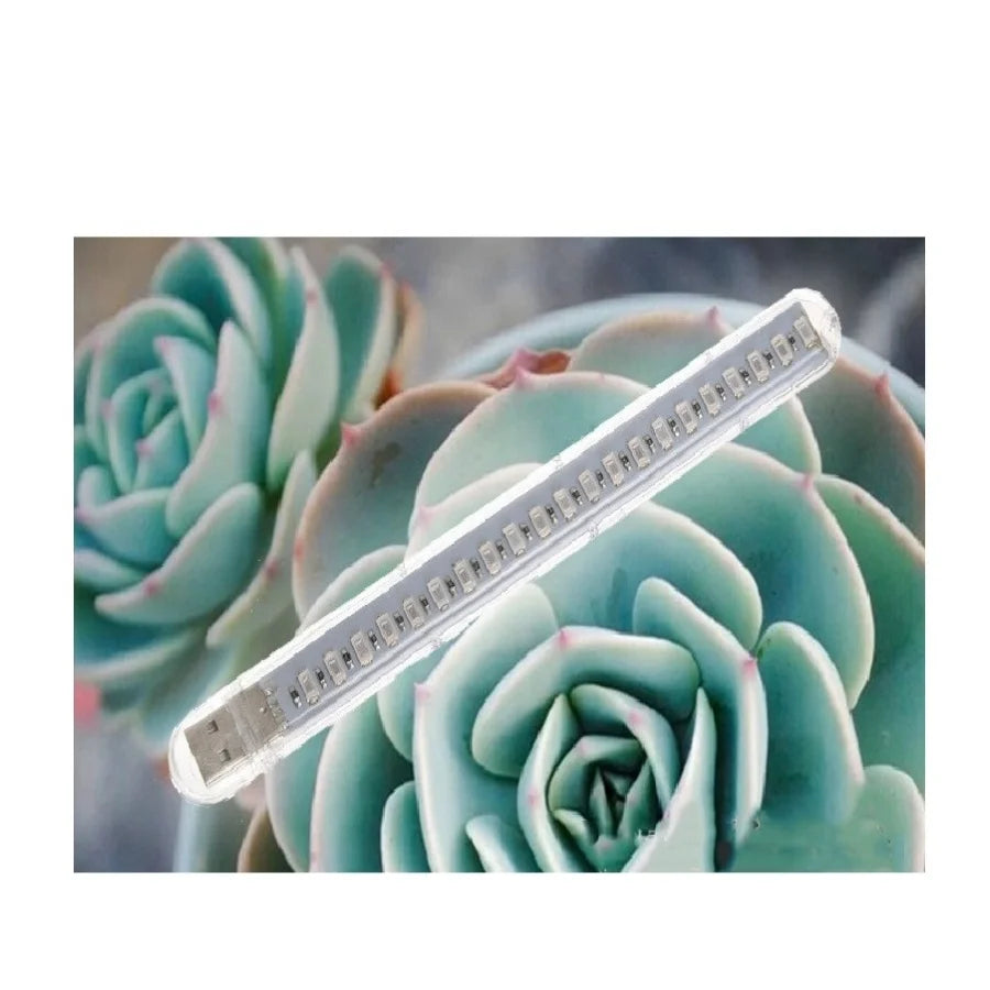 Lampa LED do Uprawy Roślin USB - Pełne Spektrum Czerwony/Niebieski 21 LED