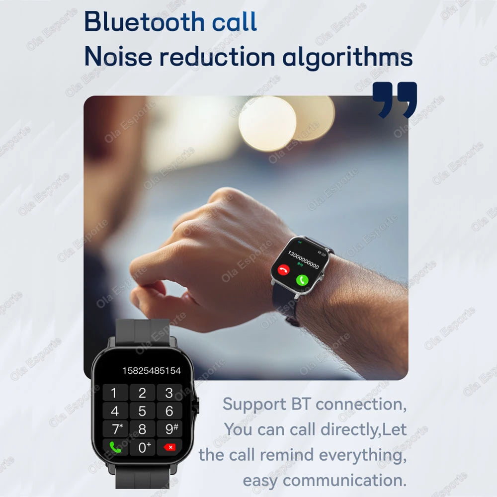 Smartwatch Ola Esporte 1.83" - Bluetooth Pulsometr Elegancki