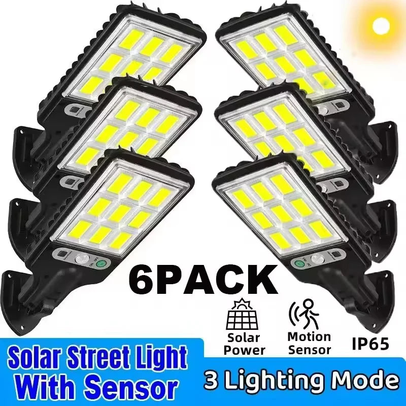 Solarna lampa ogrodowa LED - wodoodporna - dekoracja ścienna do ogrodu