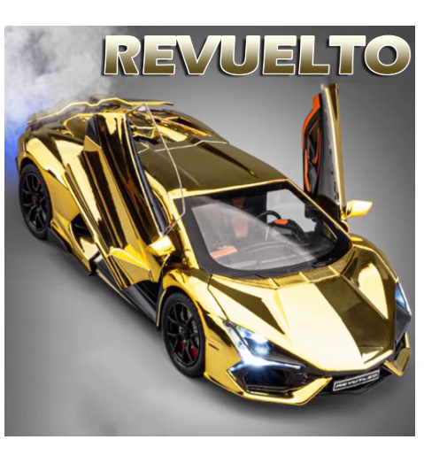 Model Samochodu Sportowego REVUELTO 1:24 - Metalowy z Dźwiękiem i Światłem