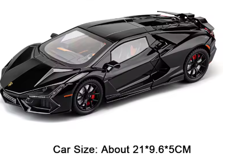 Model Samochodu Sportowego REVUELTO 1:24 - Metalowy z Dźwiękiem i Światłem