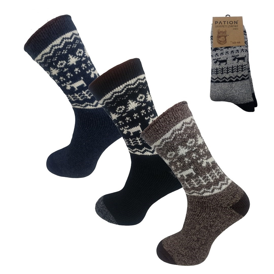skarpeta męska zimowa Alpaca 39-42