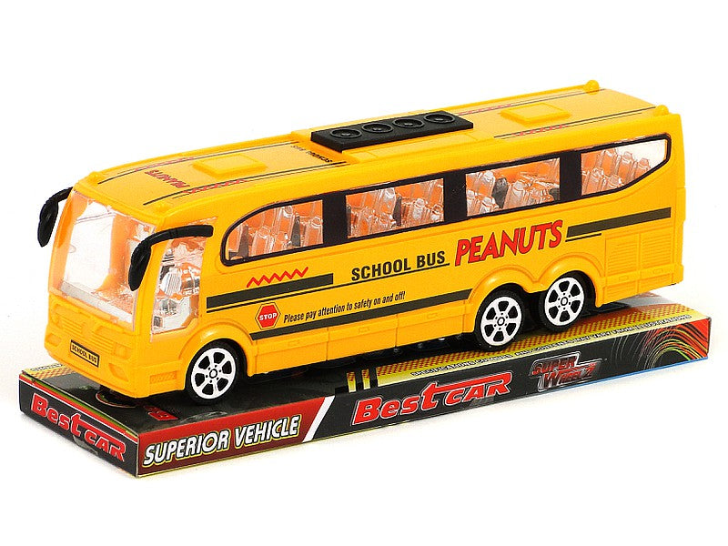 autobus z napędem w kloszu 26x10x7,5cm