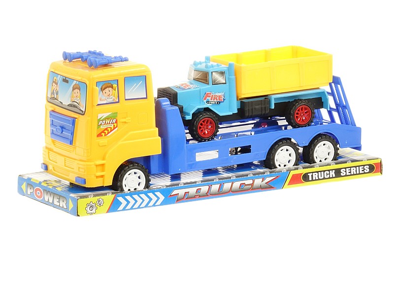 auto z lawetą i ciężarówką 28,5x11,5x8,5cm