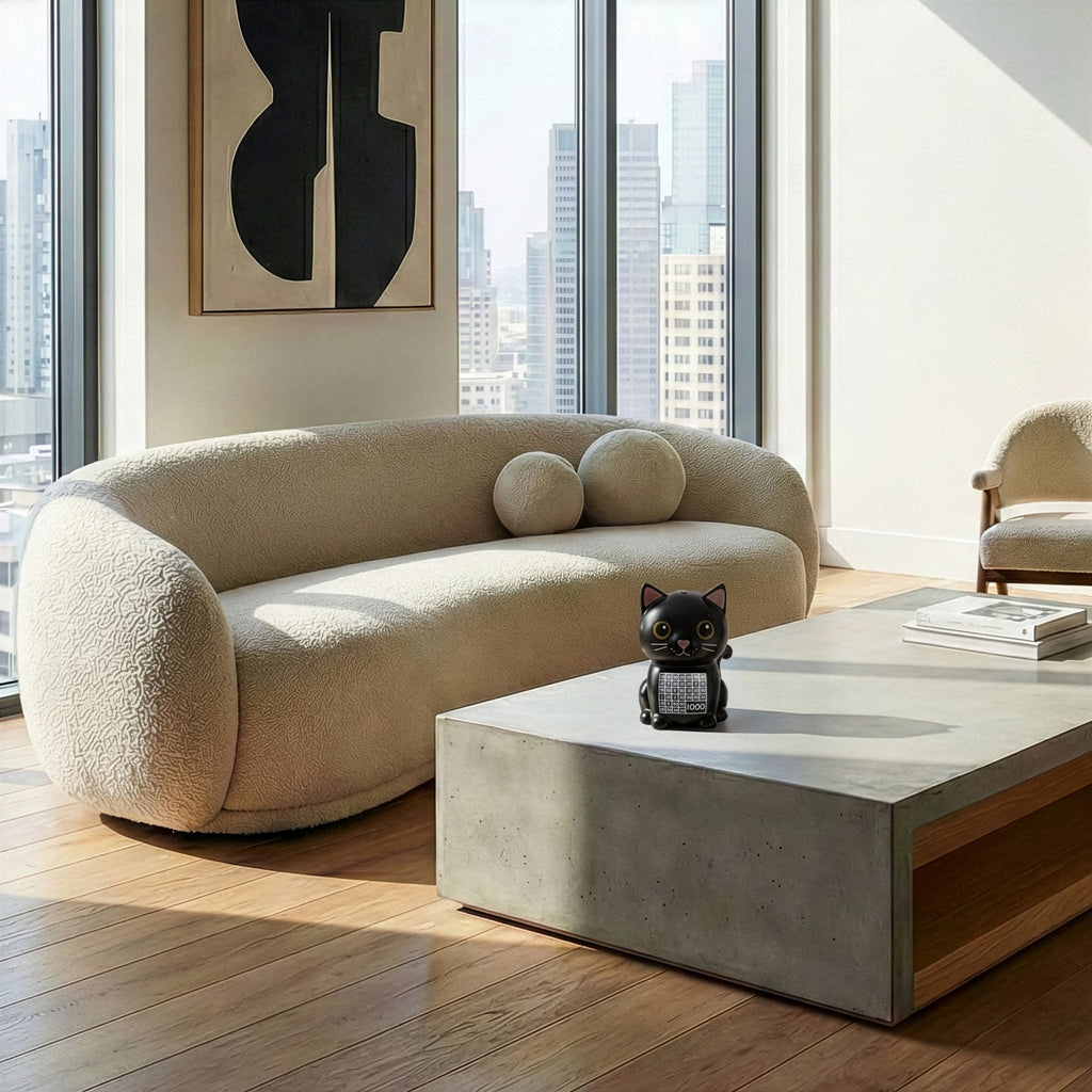 Skarbonka wykreślana Kotek - uczy oszczedzania motywuje - wyzwanie cel 1000